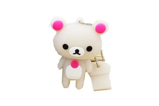 Jaster lovely флеш-накопитель Rilakkuma Медведь стиль USB флеш-накопитель ручка карта памяти U диск Флешка 4 ГБ 8 ГБ 16 ГБ 32 ГБ 64 ГБ