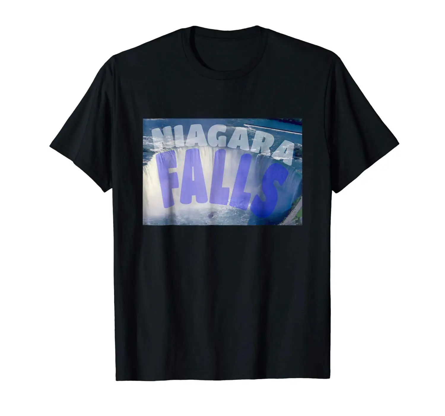 

Niagara Falls T-shirt Canada USA funny Typography Souvenir New 2018 Fashion T Shirt Men Free Shipping Summer Fashion