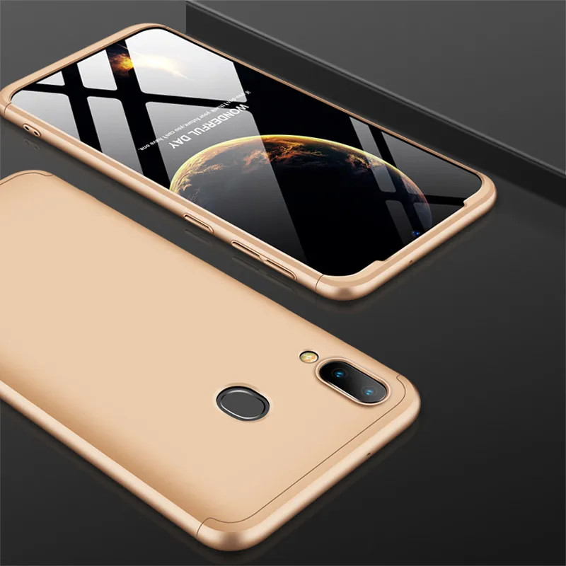 Чехол для Samsung Galaxy M20 3в1 полная защита Матовые чехлы M 20 M205F M205 SM-M205F телефонов |