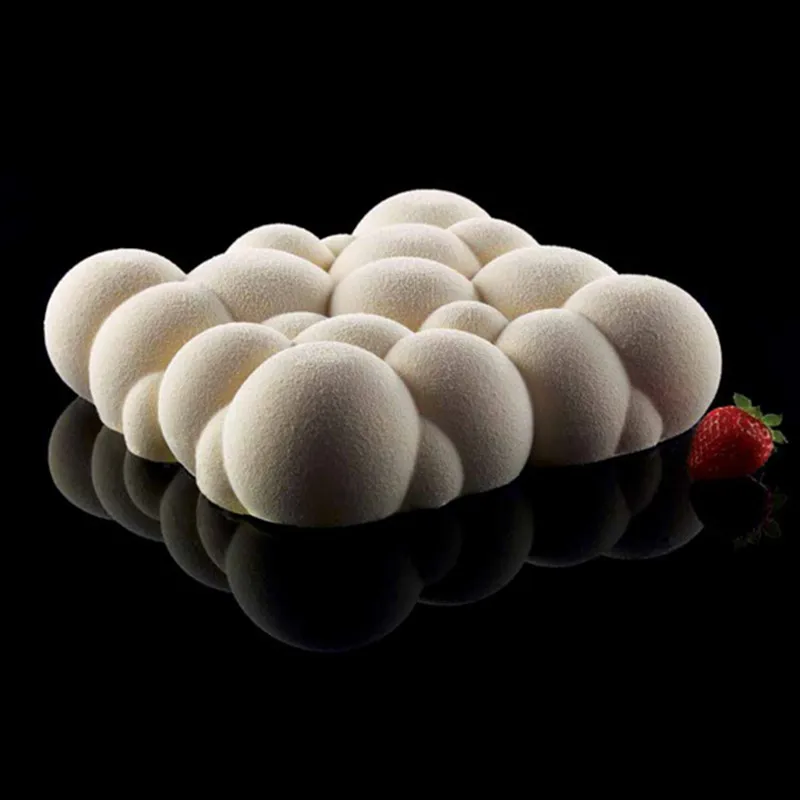 

SHENHONG 3PCS/SET Clouds Irregular Cake Mold For Baking Home Party Wedding Silicone Mould Mousse DIY Baking Christmas Bakery