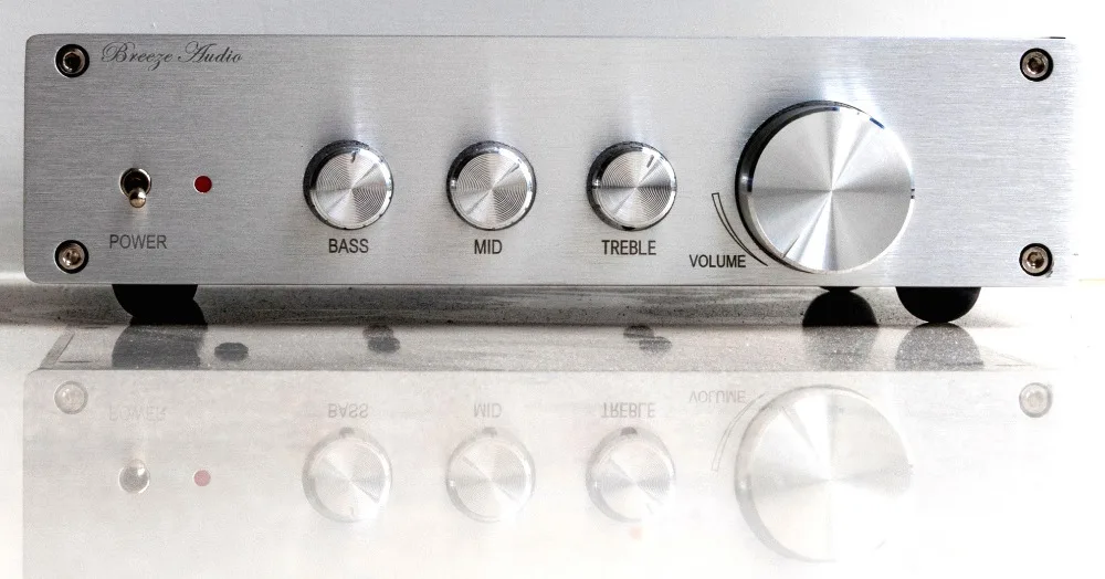 Стереозвук Hi Fi предусилитель BASS + MID TREBLE Регулируемый Собранный чехол класс A