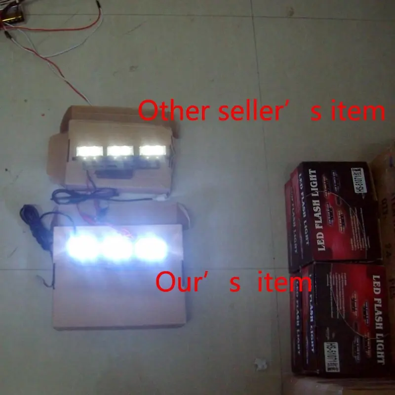 FUGSAME супер яркий 6*6 LED автомобиль Грузовик Лодка вспышка стробоскоп снег дождь