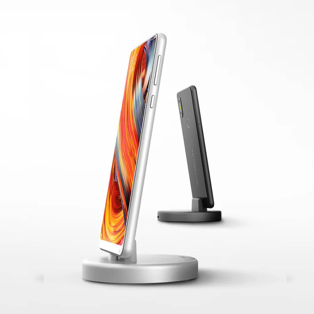 Беспроводное зарядное устройство Xiaomi Panki type-c с подставкой для телефона, быстрая Беспроводная зарядная подставка 18 Вт для samsung S9/S9+ S8 Note 9 9+ кабель 1,2 м