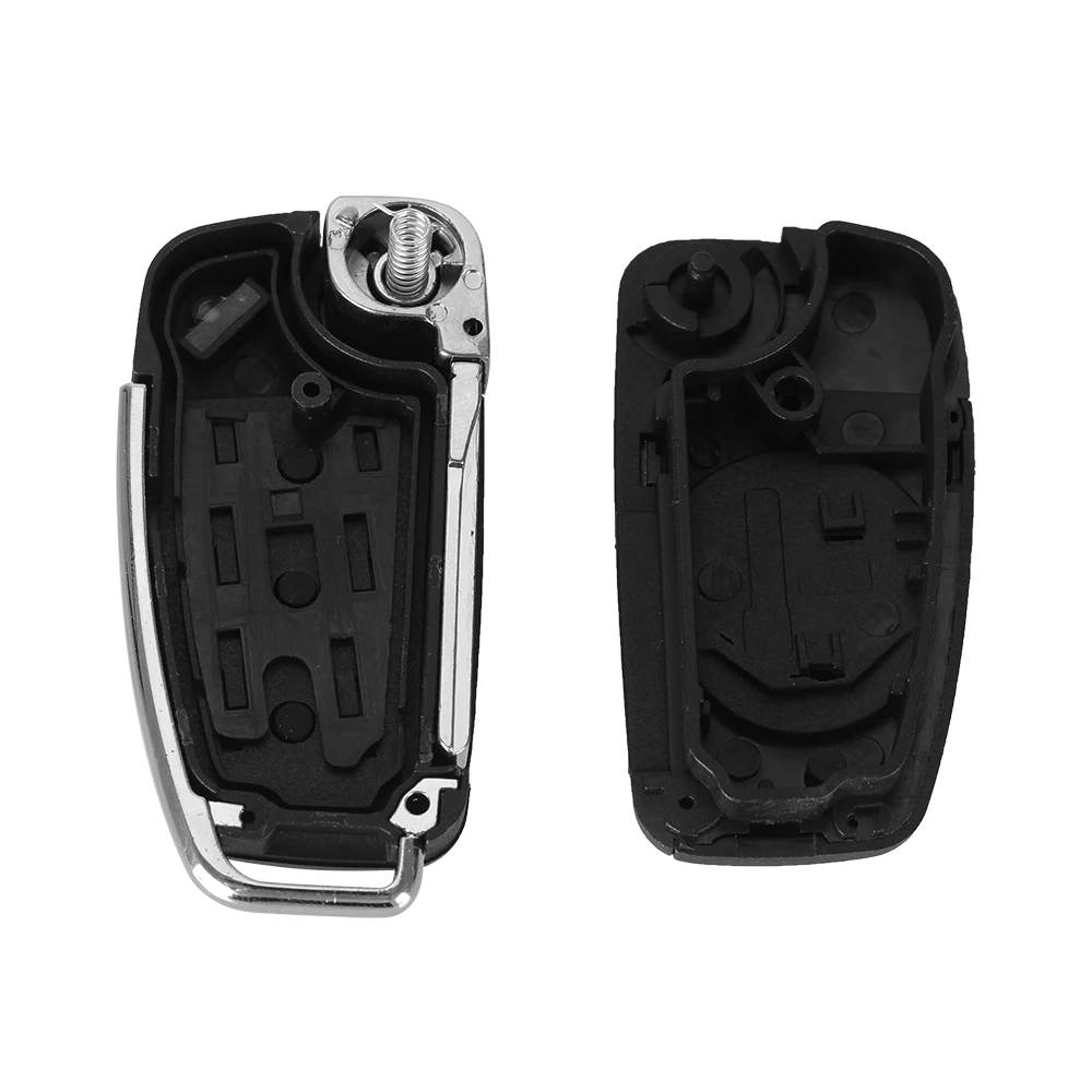 DANDKEY для Audi A2 A3 A4 A6 A6L A8 S5 Q7 TT автомобильный чехол ключей Замена Складная откидная