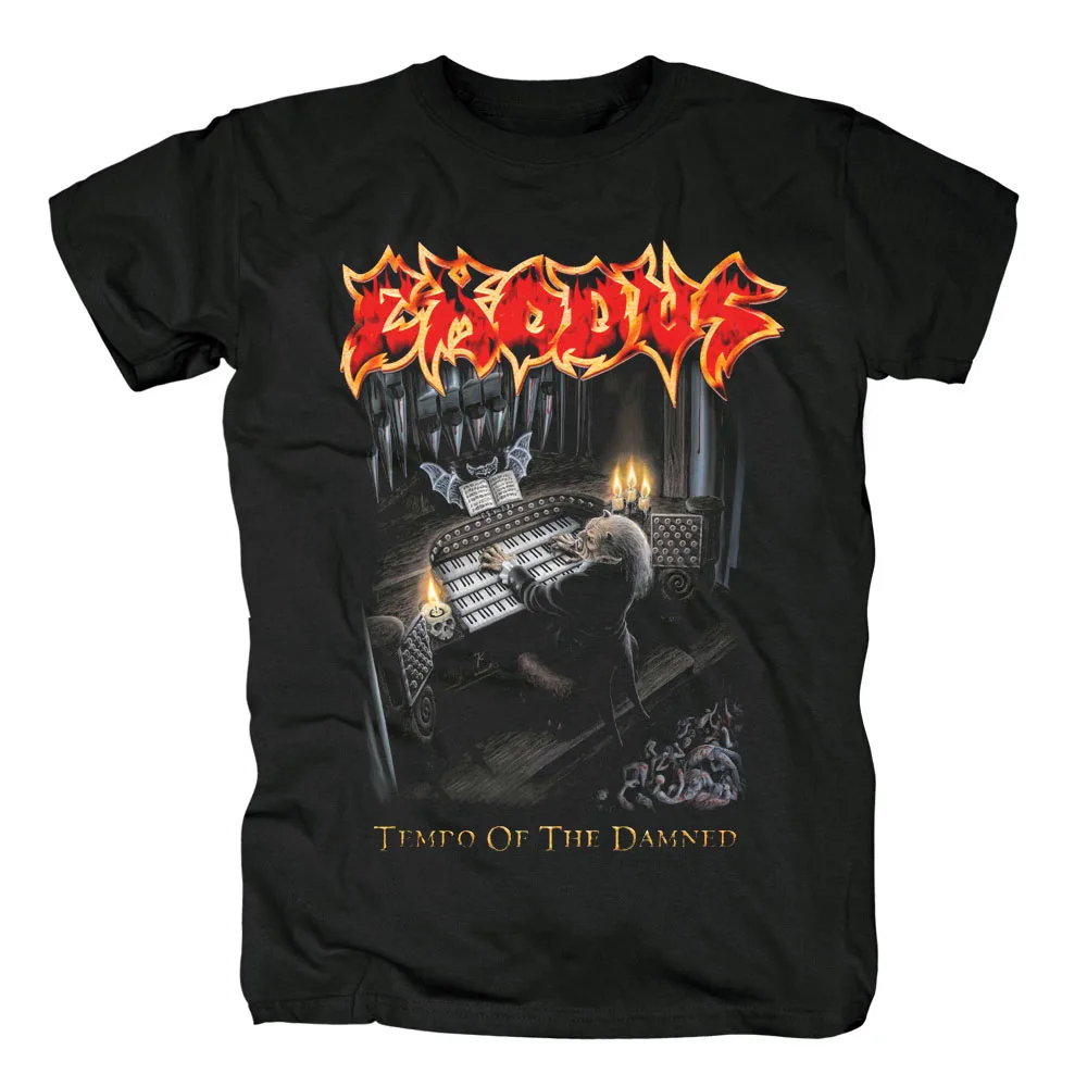 Todhoof EXODUS Atrocity мужские s m etal Thrash черная новая футболка s m L XL XXL XXXL Азиатский размер