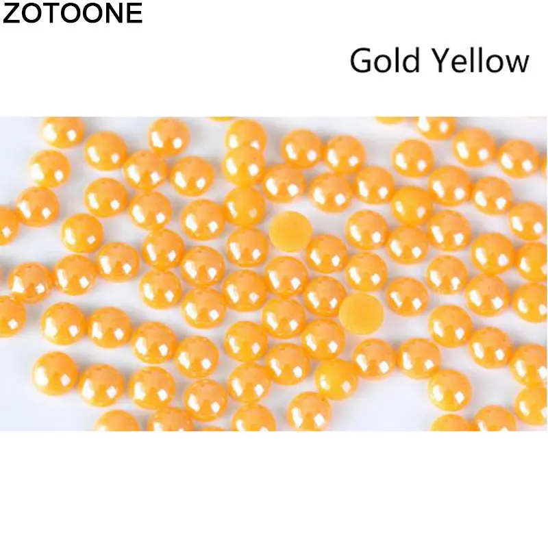 ZOTOONE 3 8-4 мм 1000 шт. с камнями на клейкой основе свадебные платья Сумки DIY Керамика