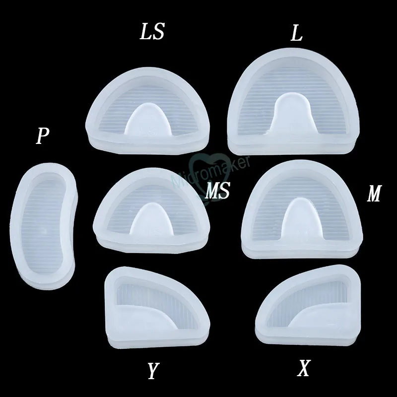 7 шт. белые стандартные формы для стоматологической лаборатории|Модель зубов с