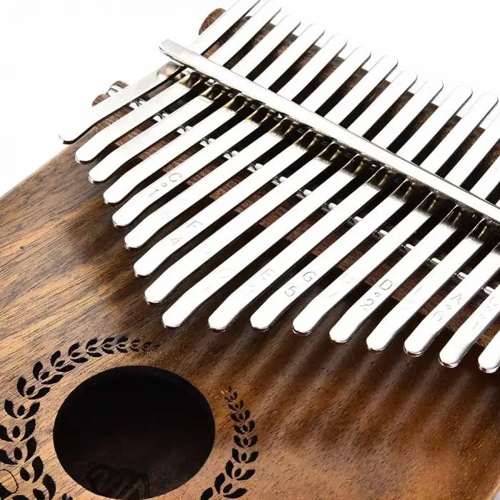 Красное дерево 17 ключ калимба Mbira большого пальца пианино с звукоснимателем и T8