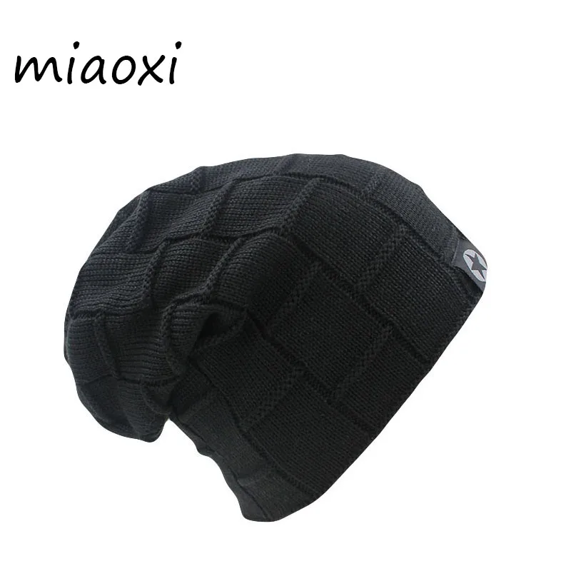 

Лидер продаж, Новое поступление, вязаная зимняя теплая шапка Miaoxi для мужчин и женщин, 6 цветов, женские осенние шапки, эластичные шерстяные х...