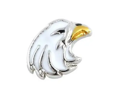 

20PCS/lot Eagle Bird DIY Alloy Floating Locket Charms Fit For Glass Living Memory Lockets Gift For Friends