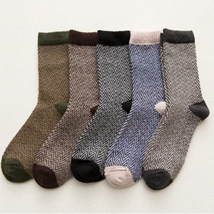 5 Pairs Random Color NEST 5 пар/партия, зимние толстые носки в национальном стиле, женские хлопковые модные теплые носки, качественные тканевые женские носки - Цвет: 5 Pairs Random Color