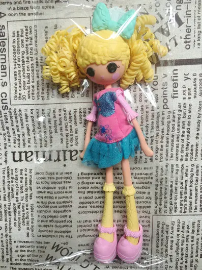 Белый Lalaloopsy девушки сумасшедшие волосы кукла Свободные игрушки хороший подарок коллекция - Цвет: Белый