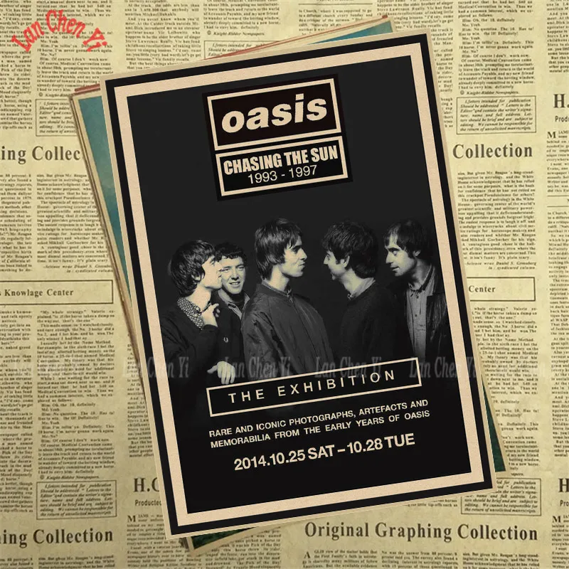 Серия OASIS, 2 ремешка, Классическая ностальгическая матовая крафт-бумага, плакат для кафе, креативная настенная бумага, украшение интерьера - Цвет: Розовый