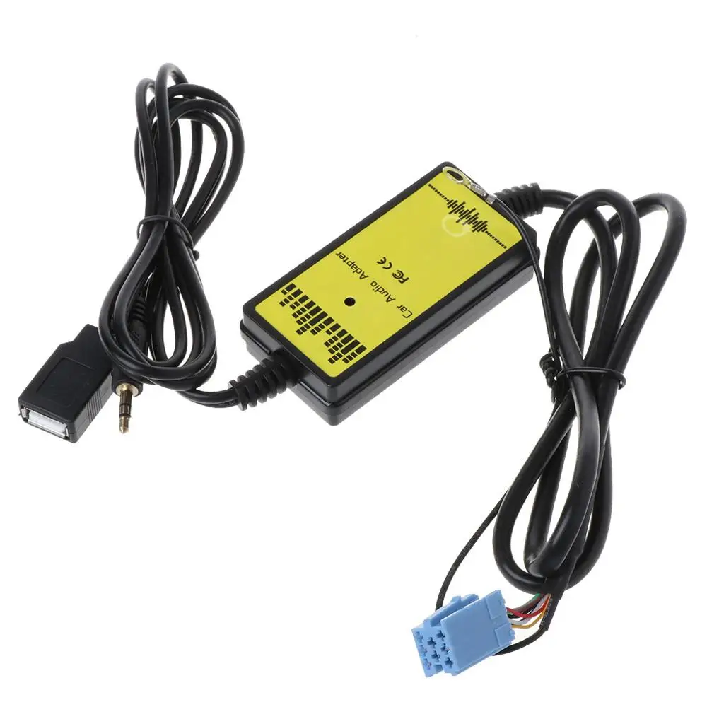 OOTDTY Car Audio MP3 Interface CD Adapter Changer AUX SD USB Data Cable Mini 8P Decoder For VW for Skoda | Автомобили и мотоциклы