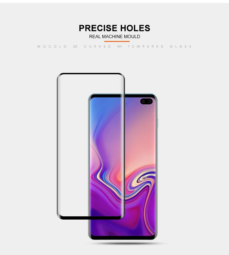 MOCOLO для samsung Galaxy S10 закаленное стекло 3D край изогнутый экран высокой четкости протектор для samsung S10 PLUS S10E S 10 пленка