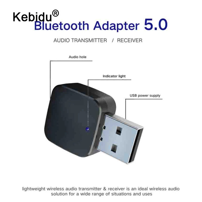 Bluetooth передатчик kebidu 2 в 1 приемник 3 5 мм беспроводной адаптер 0 стерео аудио ключ