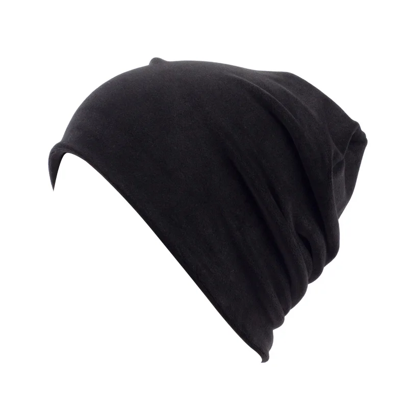 Женская велюровая шапка бини, повседневная, полиэстер, Skullies Beanies для женщин, зимняя, бархатная, простая Балаклава, шапка Sapka - Цвет: Black
