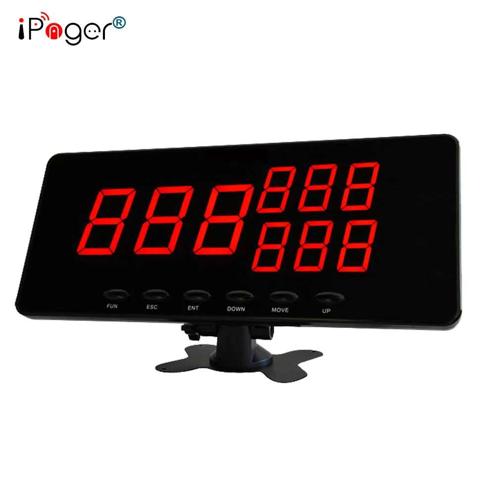 Электронный беспроводной цифровой служебный пейджер системы в обеденном