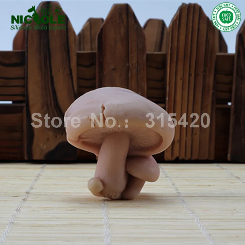 Силиконовые формы для мыла Nicole новые 3D овощей и грибов ручной работы силиконовые