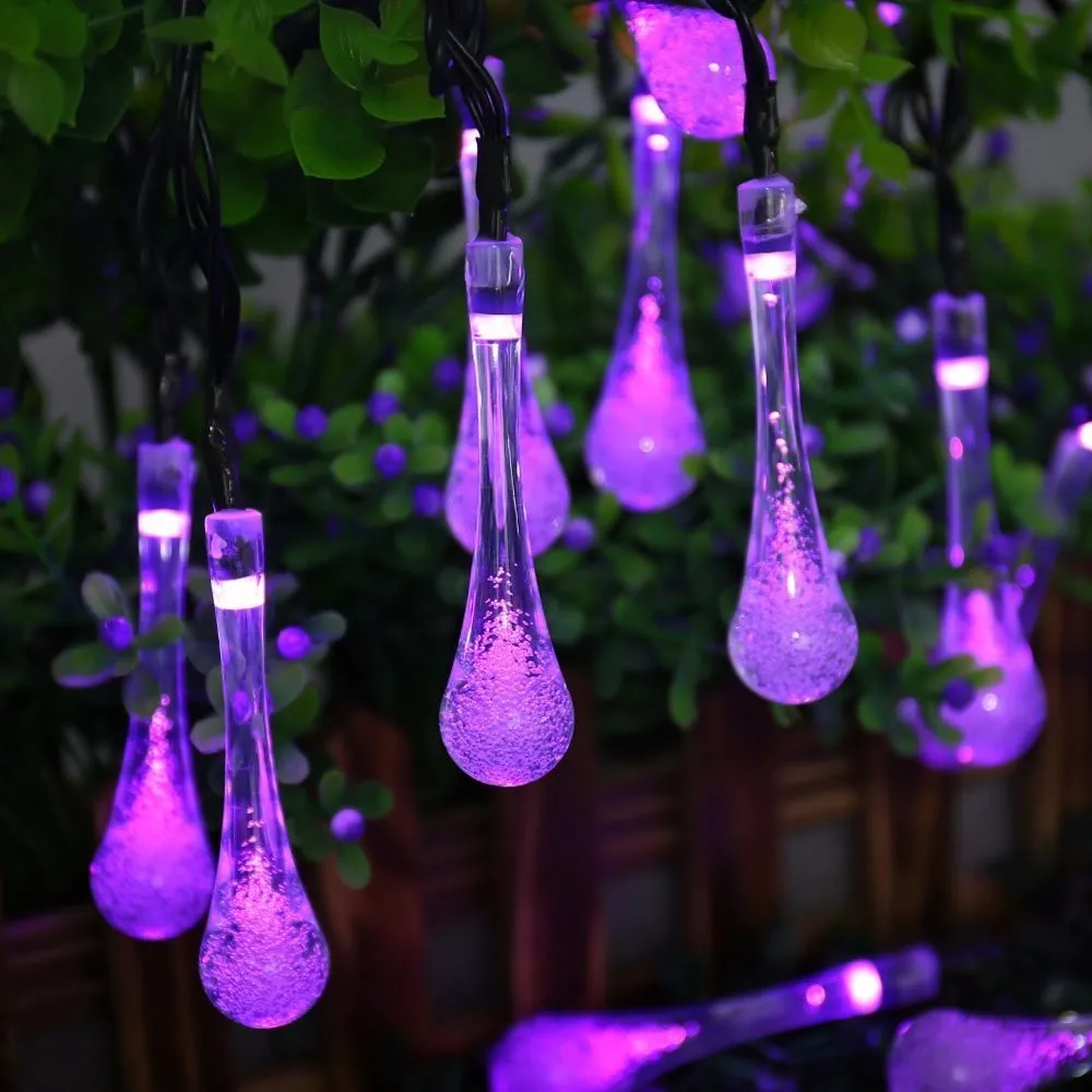 6 5 м 30 LED гирлянда на солнечных батареях декоративные садовые лужайки патио