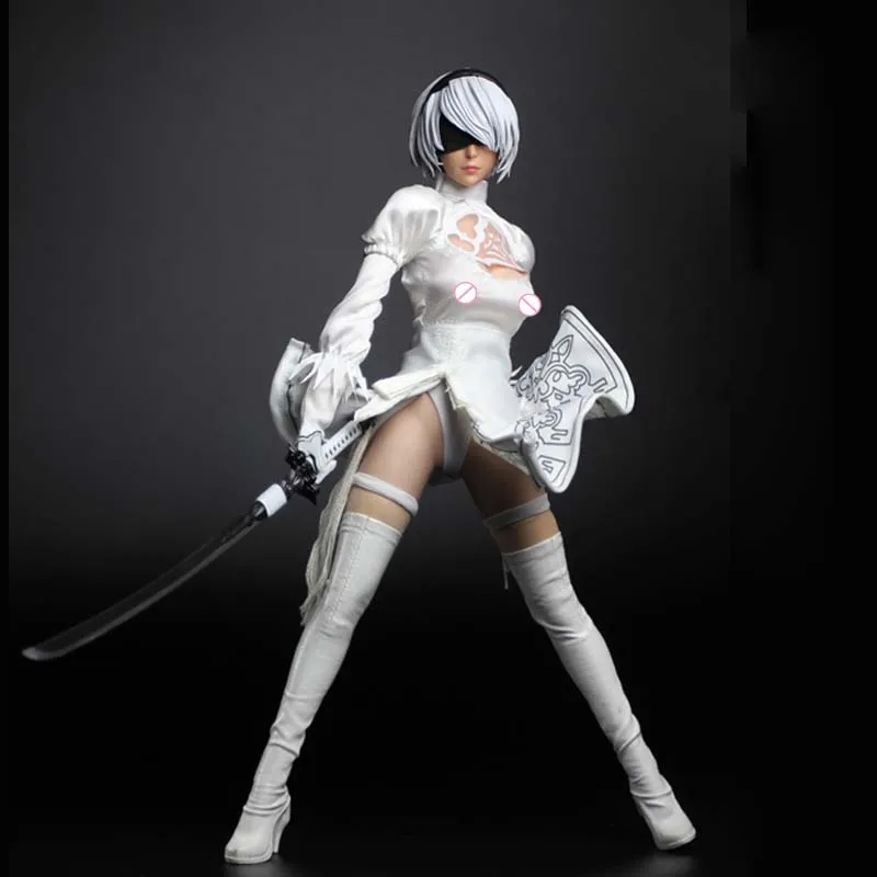 Mnotht SET026 1/6 Сексуальная 2b девушка белое платье женская одежда костюм аксессуар модель игрушки для 12 дюймов солдат экшн-фигурка коллекция m3n
