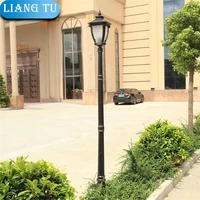 Courtyard Street Light Outdoor Waterproof European High and Thick  Post Lamp Old Style Road Light Outdoor Led Lamp