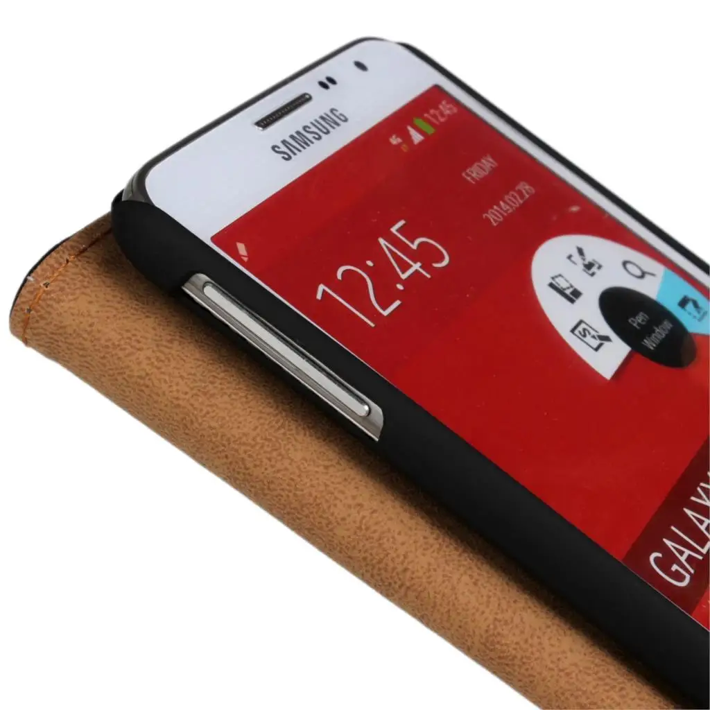 Чехол-бумажник с отделением для карт Samsung Galaxy Note 3 neo lite N7505 флип-чехол из