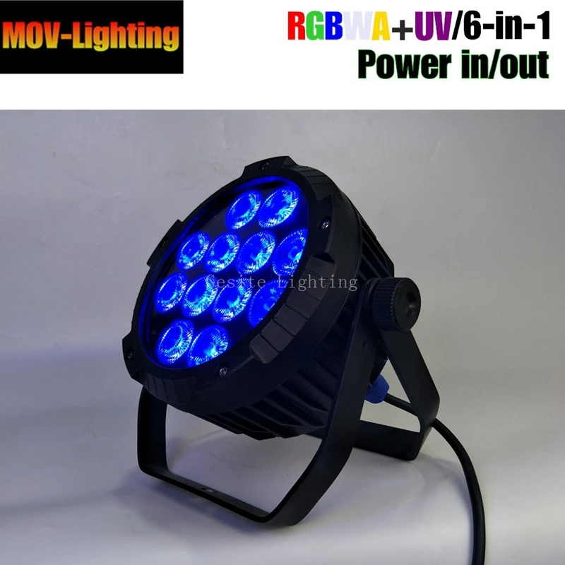 2 шт. высококачественный светодиодный прожектор Par s 12x18 Вт Rgbwa + УФ эффект