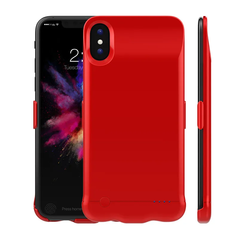 5200mAh Battery Charger Case For iPhone X Slim External Power Bank Charging Ultra Thin Backup Cover for XS | Мобильные телефоны и