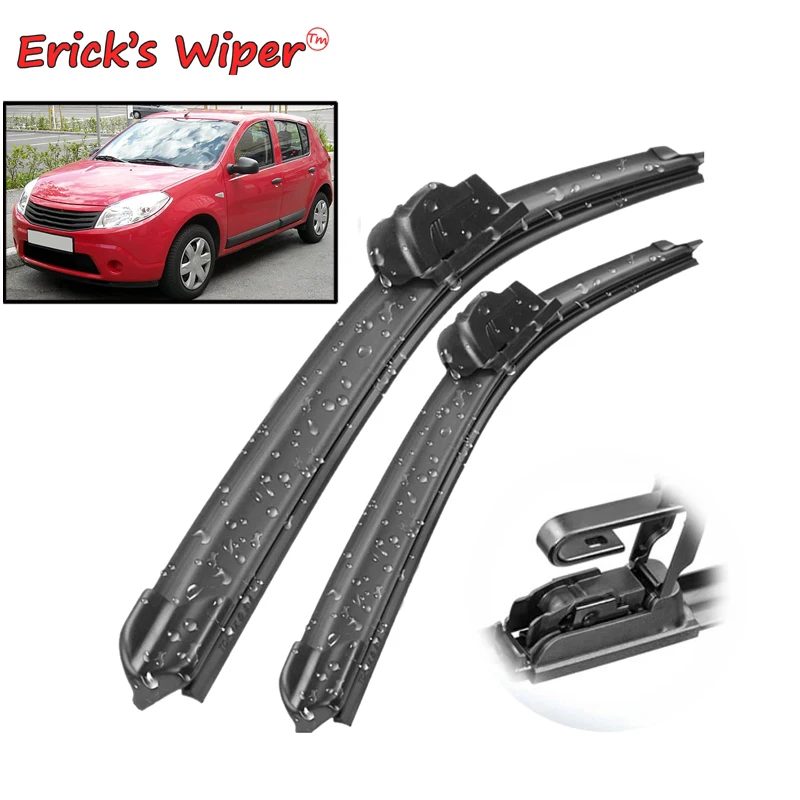 Щетки стеклоочистителя Erick's LHD для Dacia Renault Sandero Mk1 2007 2012 лобовое стекло переднее 21