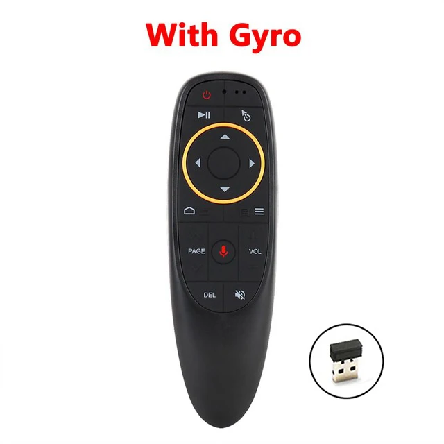 With Gyro Function G10 Air mouse гироскоп зондирующая игра с голосовым управлением 2,4 ГГц беспроводной микрофон Пульт дистанционного управления для X96 Smart tv Android Box PC - Цвет: With Gyro Function