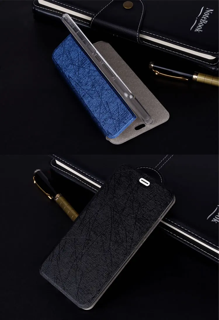 Простой роскошный флип из искусственной кожи чехол для Fundas lenovo S5 K520 Coque телефона