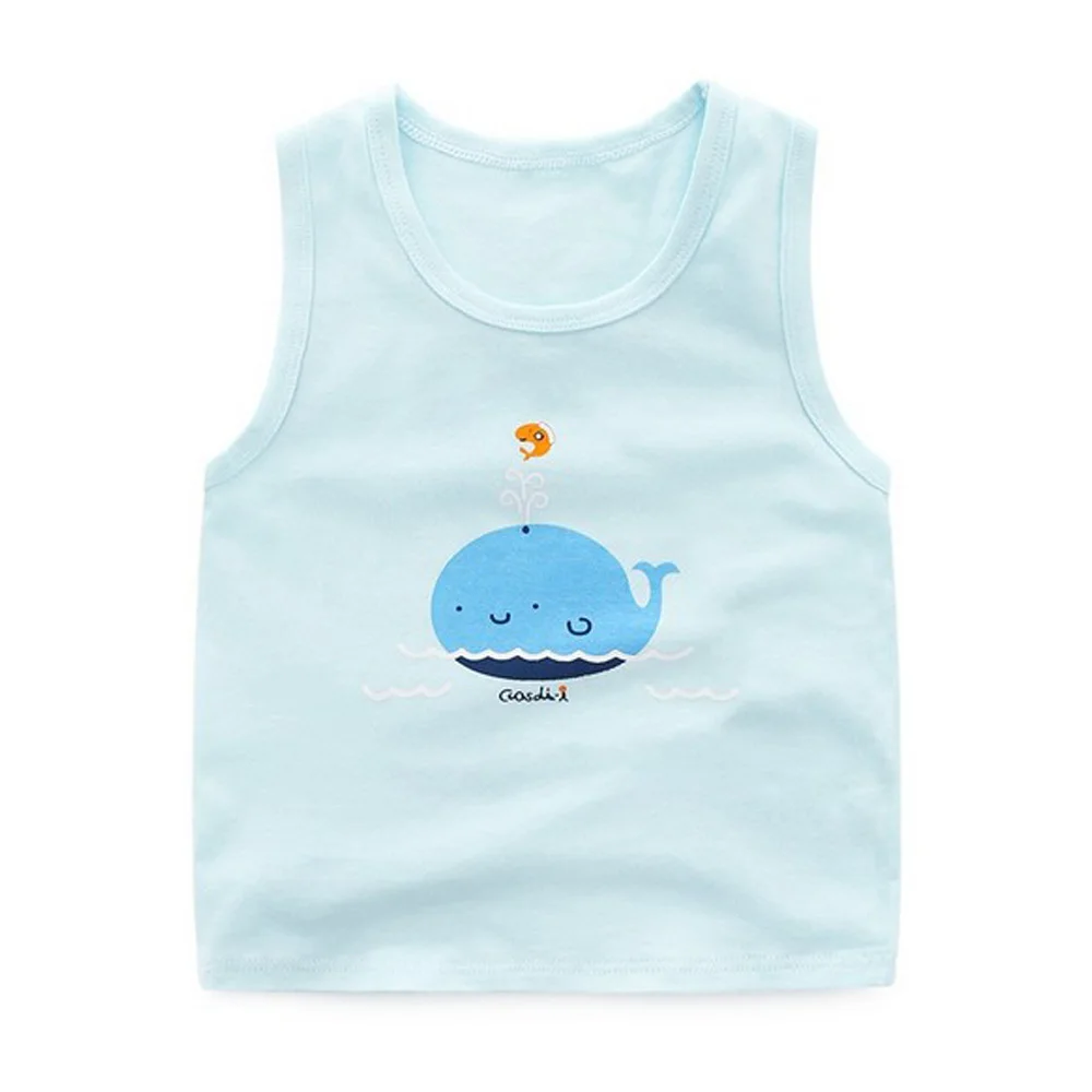 Для маленьких детей новый Повседневное шею Мода без рукавов Майки | Мать и