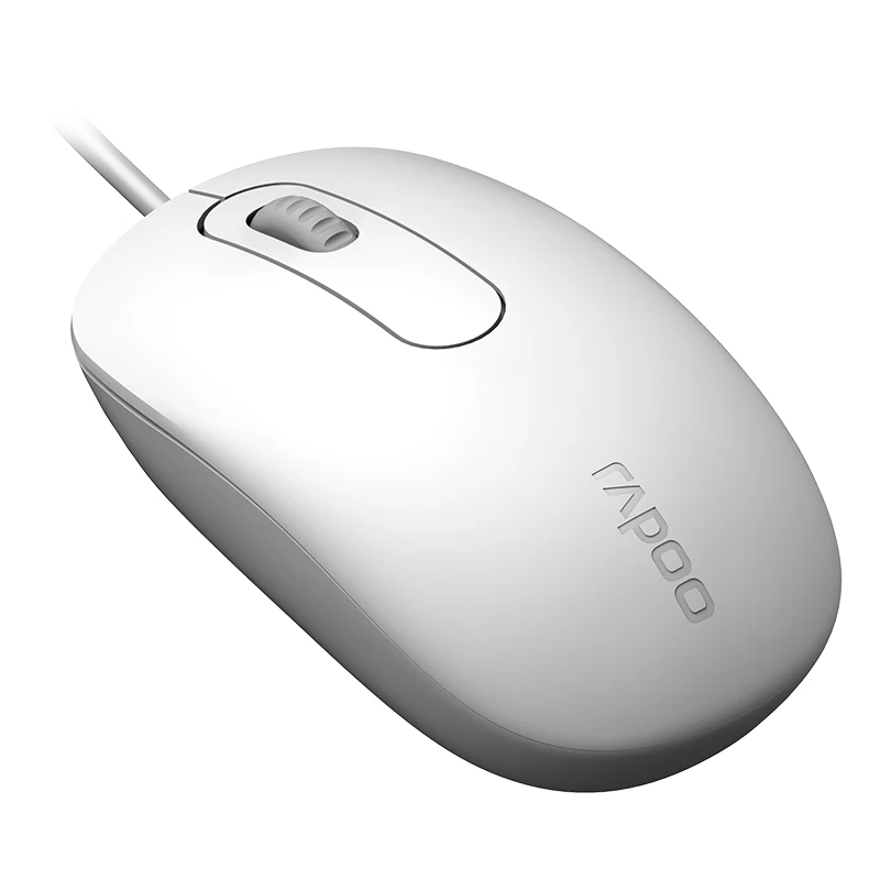 Новая Проводная оптическая игровая офисная мышь Rapoo N200 с разрешением 1000DPI для ПК