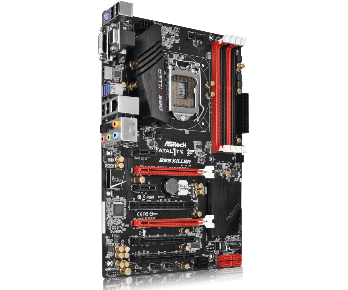 Б/у ASROCK B85 Killer LGA 1150 32bg USB 3 1 ATX настольная материнская плата|Материнские платы| |
