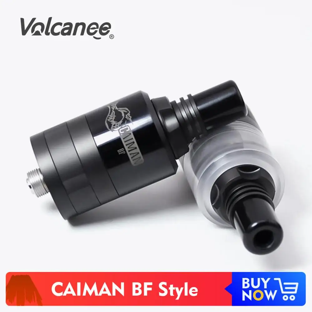 Испаритель Volcanee SXK Caiman BF Style MTL RTA 22 мм Восстановленный бак для капель VS King RDTA eCig