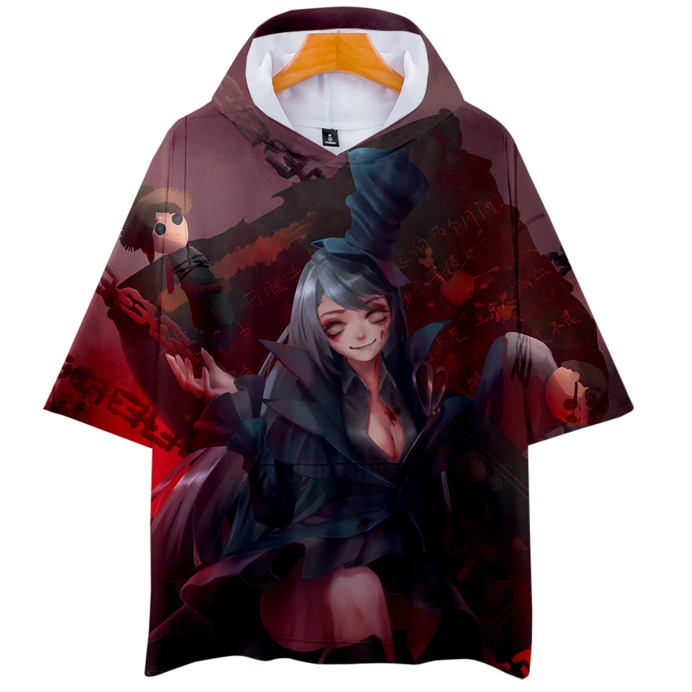 Identity V 3D печатная Футболка летние женские/мужские уличные футболки с короткими