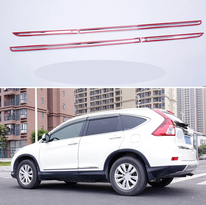 Для Honda CR-V CRV 2012 2013 ABS хромированный автомобильный корпус боковая дверь накладка комплект молдинг протектор Наклейка Стайлинг C568
