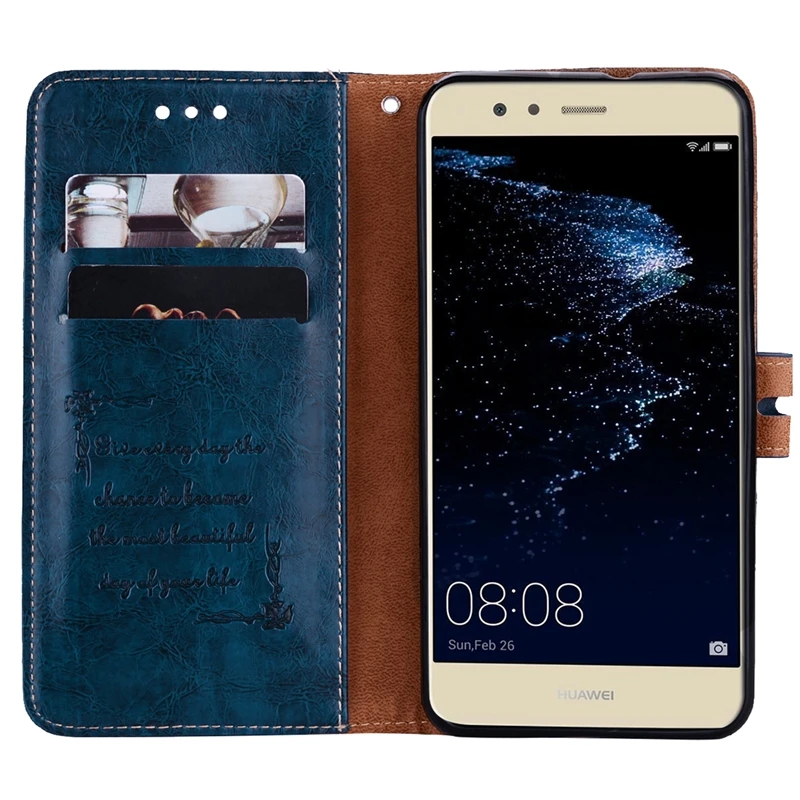 Винтажный кожаный чехол-кошелек для Huawei P10 Lite WAS-LX1 WAS-LX2 WAS-LX3 WAS-LX1A Was LX2 P10Lite