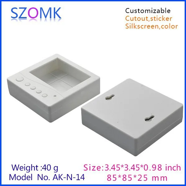 Пластиковый корпус для электроники сделай сам ЖК дисплея (4 шт.) 85*85*25 мм АБС