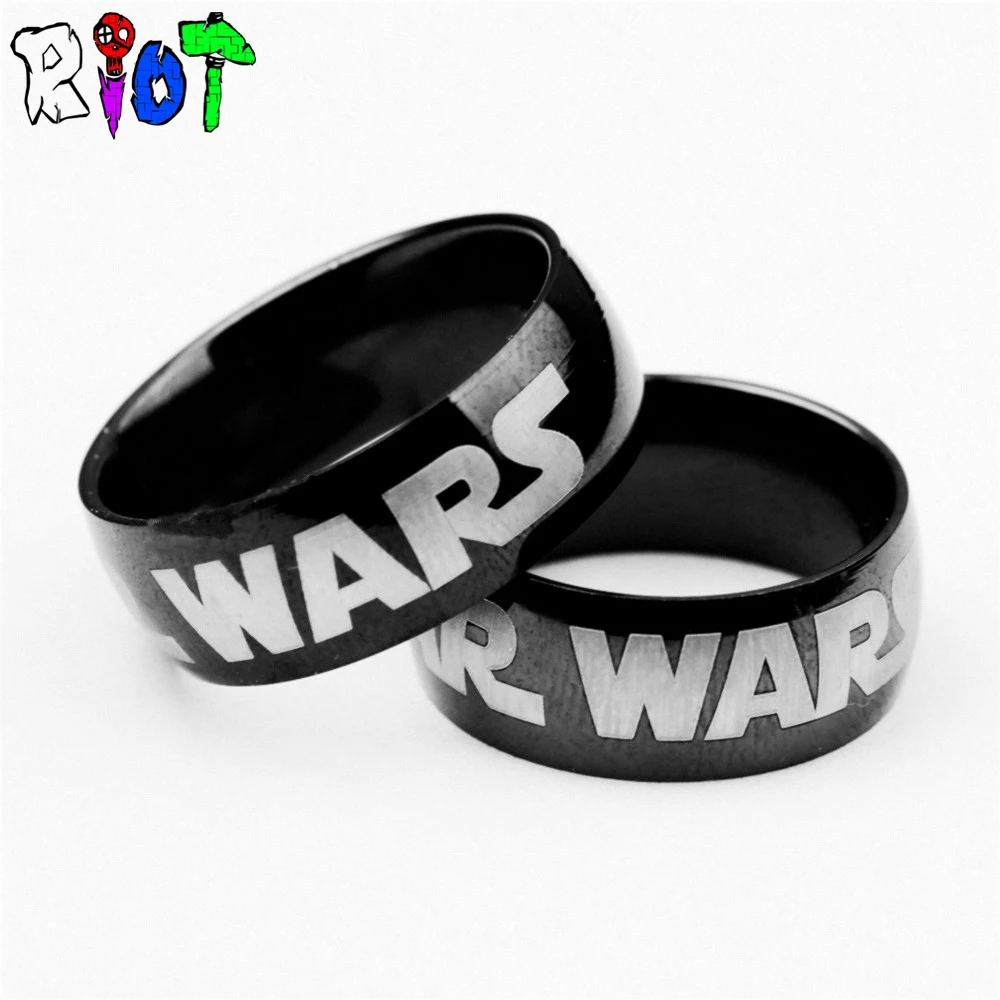 Игра фильм Звездные войны кольцо из нержавеющей стали кольца мужские ювелирные