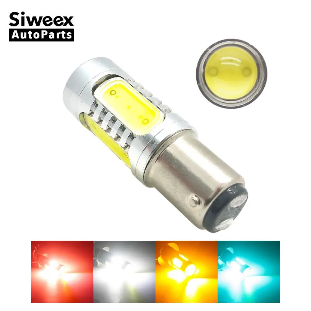 1157 BAY15D S25 P21W автомобиля 7 5 Вт светодиодный COB SMD обратный светильник лампы заменить