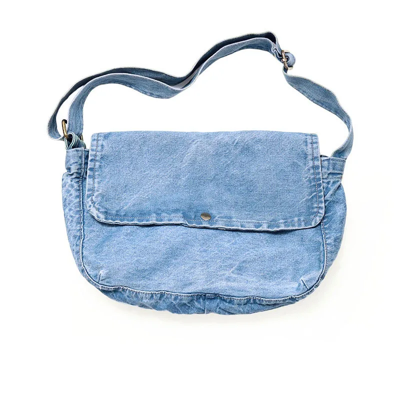 Фото Женская маленькая сумка 2020 новая через плечо джинсовые сумки на