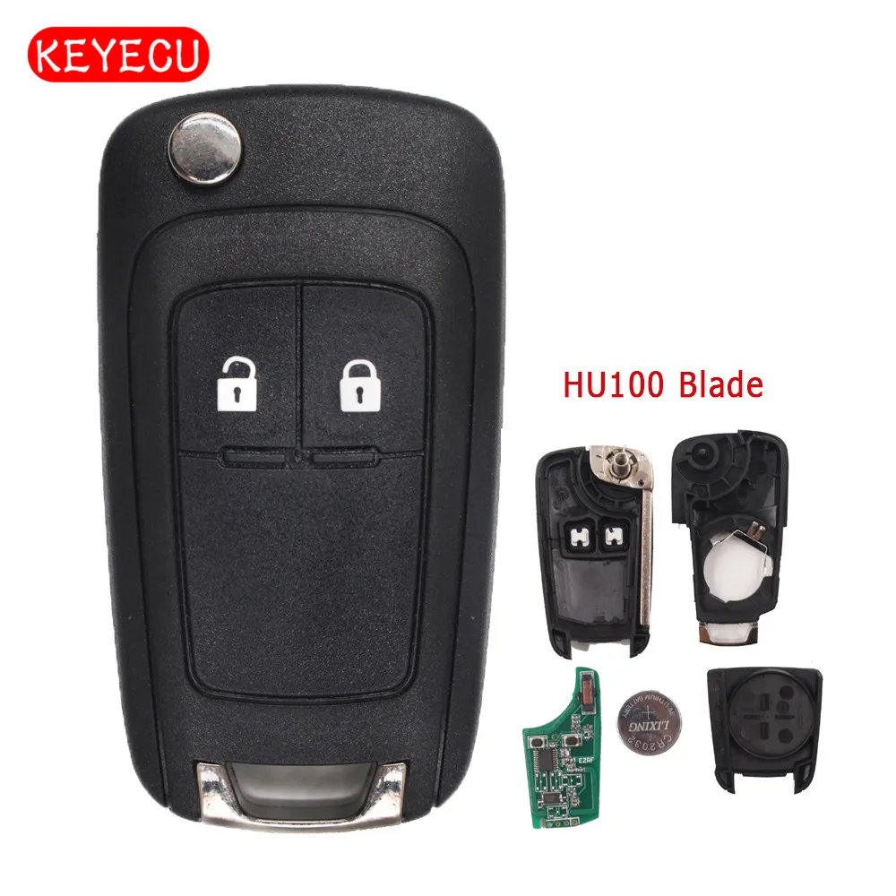 Keyecu полный флип Rmote брелок 2 кнопки для Holden Cruze 2099 2015 433 МГц ID46 чип|buttons|buttons buttonsbutton key