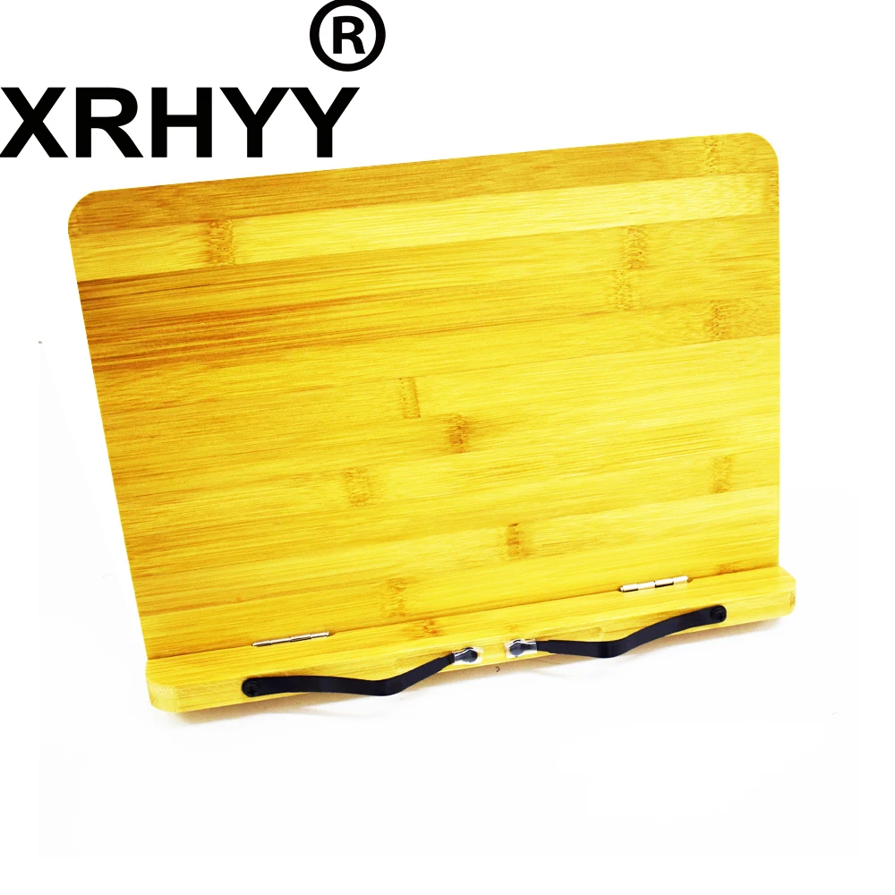 XRHYY бамбуковый регулируемый держатель для книг лоток для чтения стол Портативный прочный легкий книжный стенд книжные полки планшет для чтения