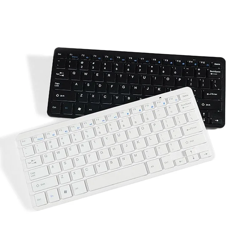 W28 Thin Wireless Keyboard Mouse Ergonomic Multimedia 78 Keys Compact Mini 2.4Ghz 10m Range for PC Computer | Компьютеры и офис