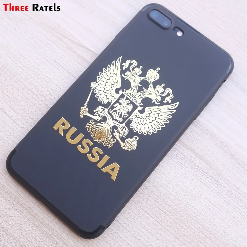 Three Ratels MT 020 #80*60мм 1 2 шт. Герб России двуглавый орел Крутые никель металлические