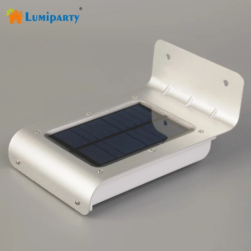 Lumiparty 16 LED Солнечная энергия датчик движения садовая охранная лампа наружные