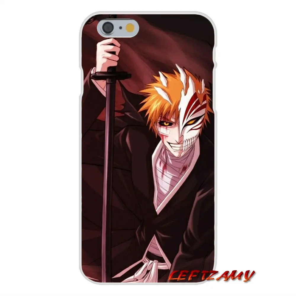 Для iPhone X XR XS MAX 4 4S 5 5S 5C SE 6 6S 7 8 Plus ipod touch Аксессуары чехлы для телефонов Аниме Bleach