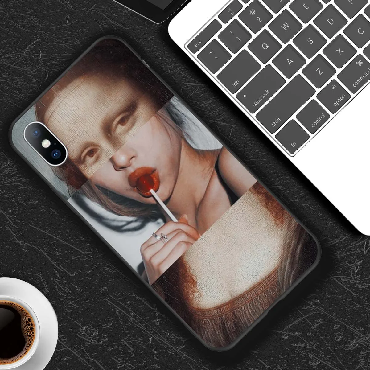 Lovebay для iPhone 11 Pro Max 6 6s 7 8 Plus X XR XS Max 5 5S SE чехол для телефона мультяшная статуя абстрактное искусство окрашенный Мягкий ТПУ чехол - Цвет: T6